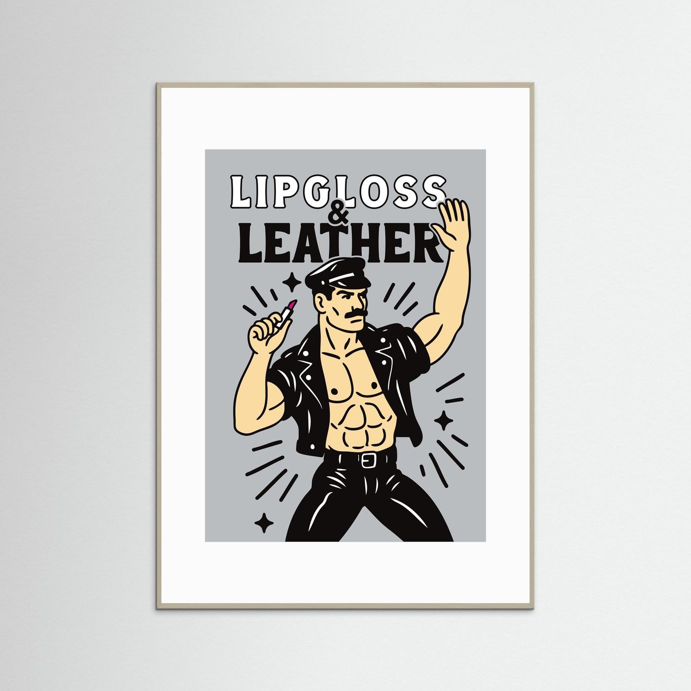Lipgloss & Leather | Fine Art Paper