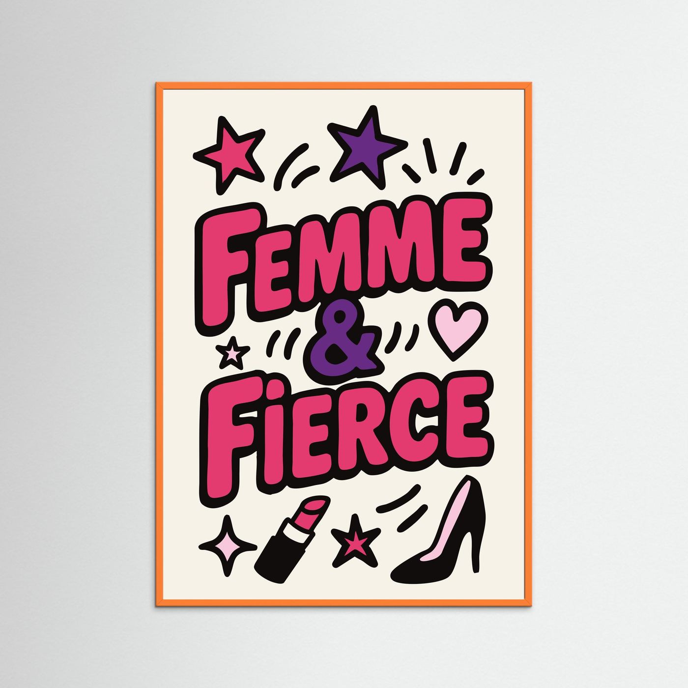 Femme & Fierce | Fine Art Paper