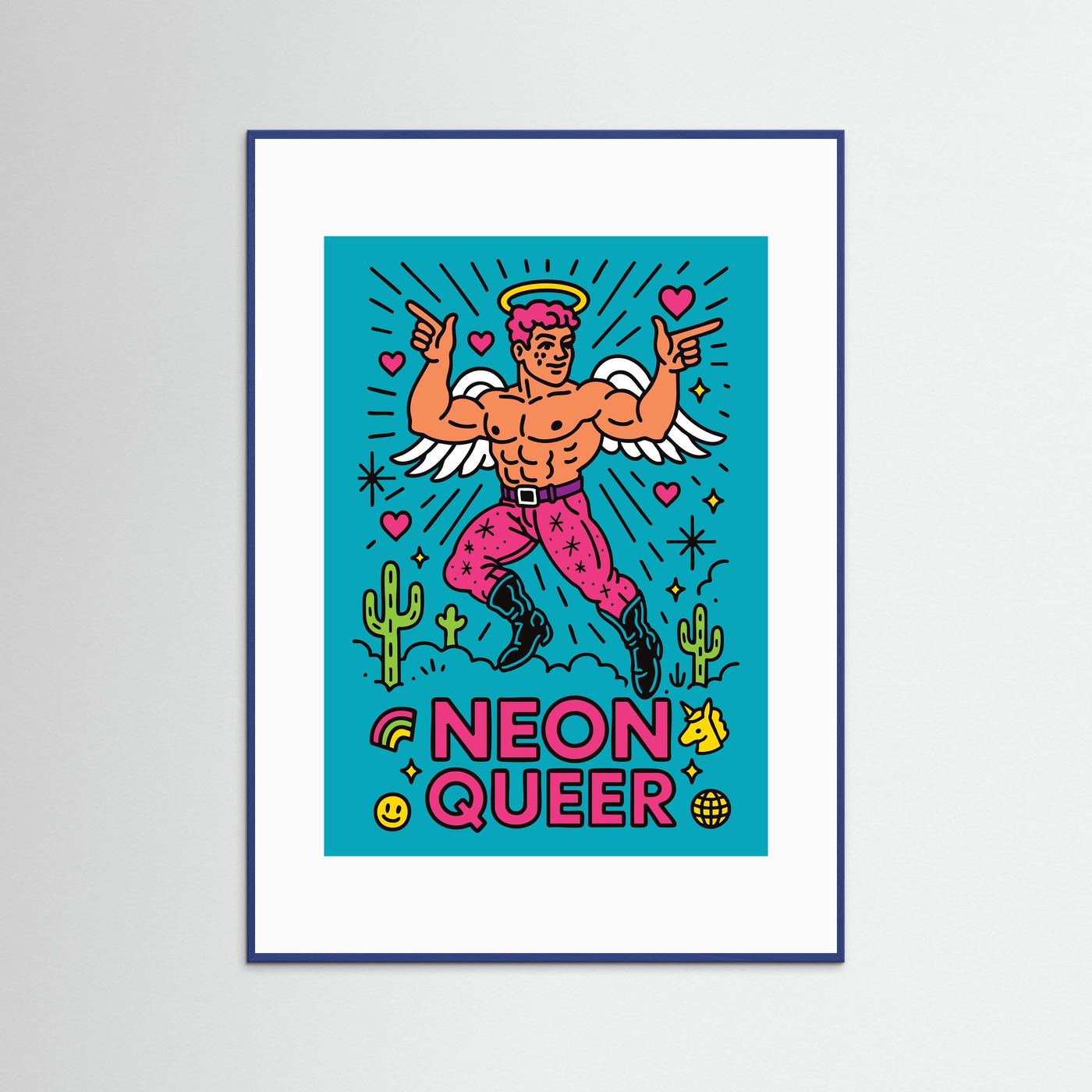 NeonQueer Angel | Fine Art Paper