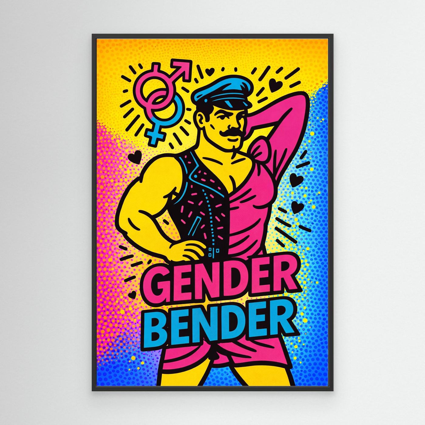 Gender Bender (Halftone Ver.) | Canvas