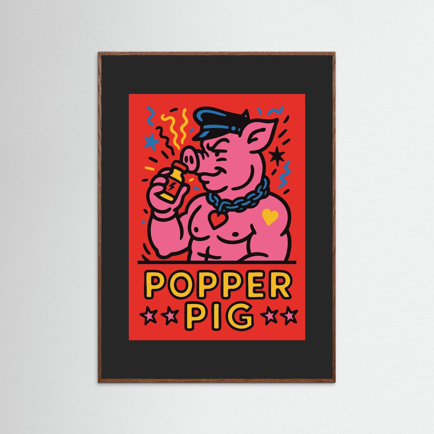 Popper Pig | Fine Art Paper