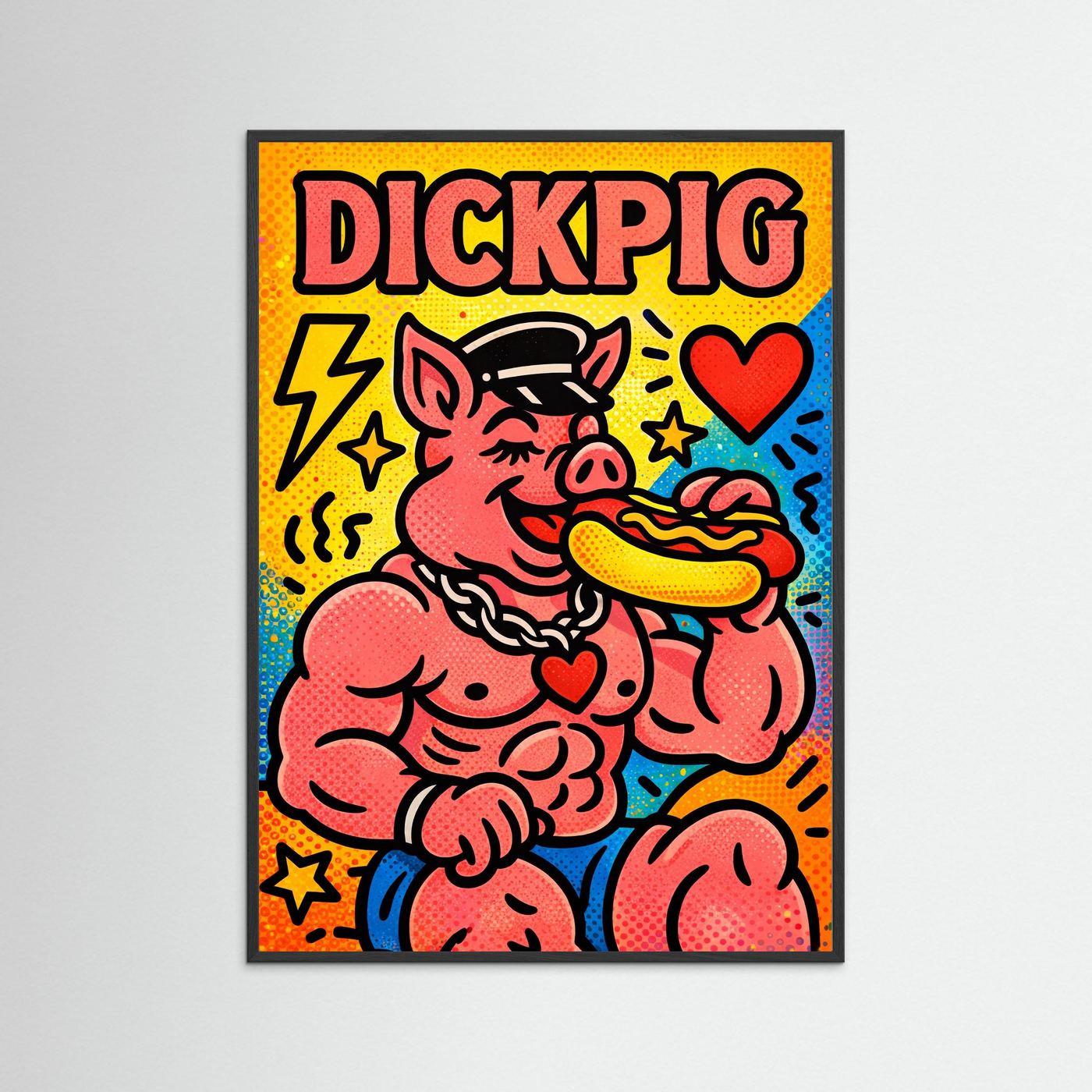 Dickpig (Halftone Ver.) | Fine Art Paper