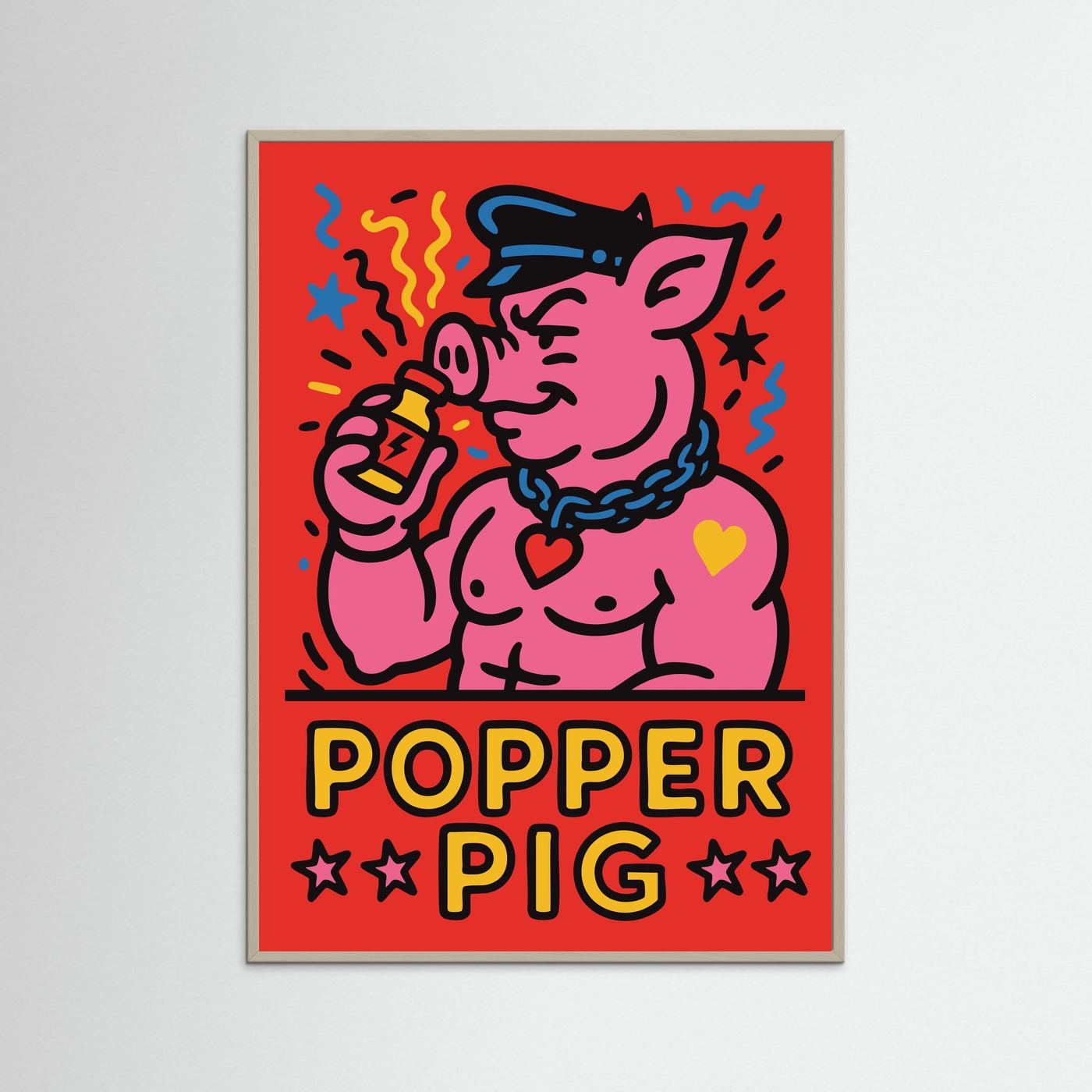 Popper Pig | Fine Art Paper