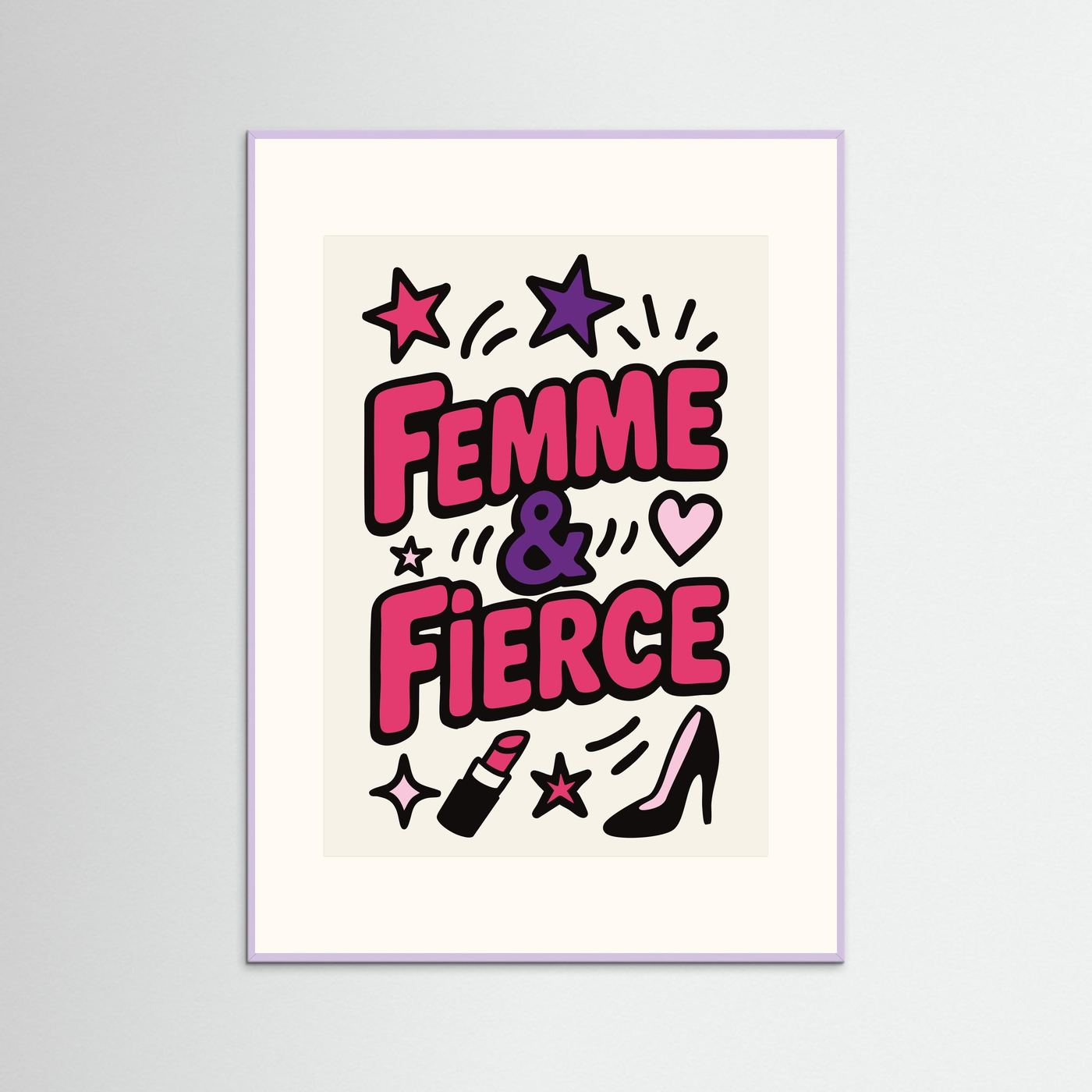 Femme & Fierce | Fine Art Paper