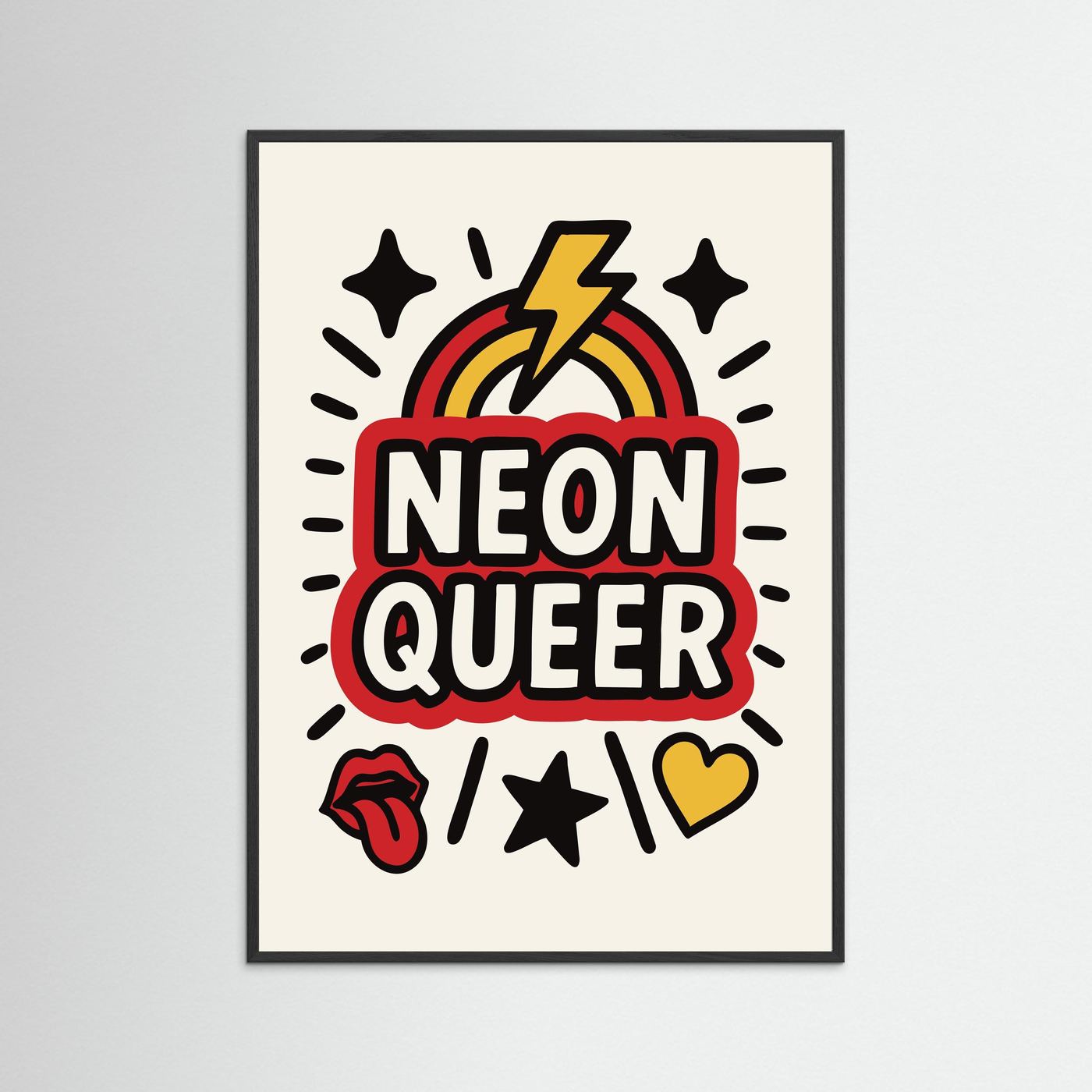 NeonQueer Love in LED | Fine Art Paper