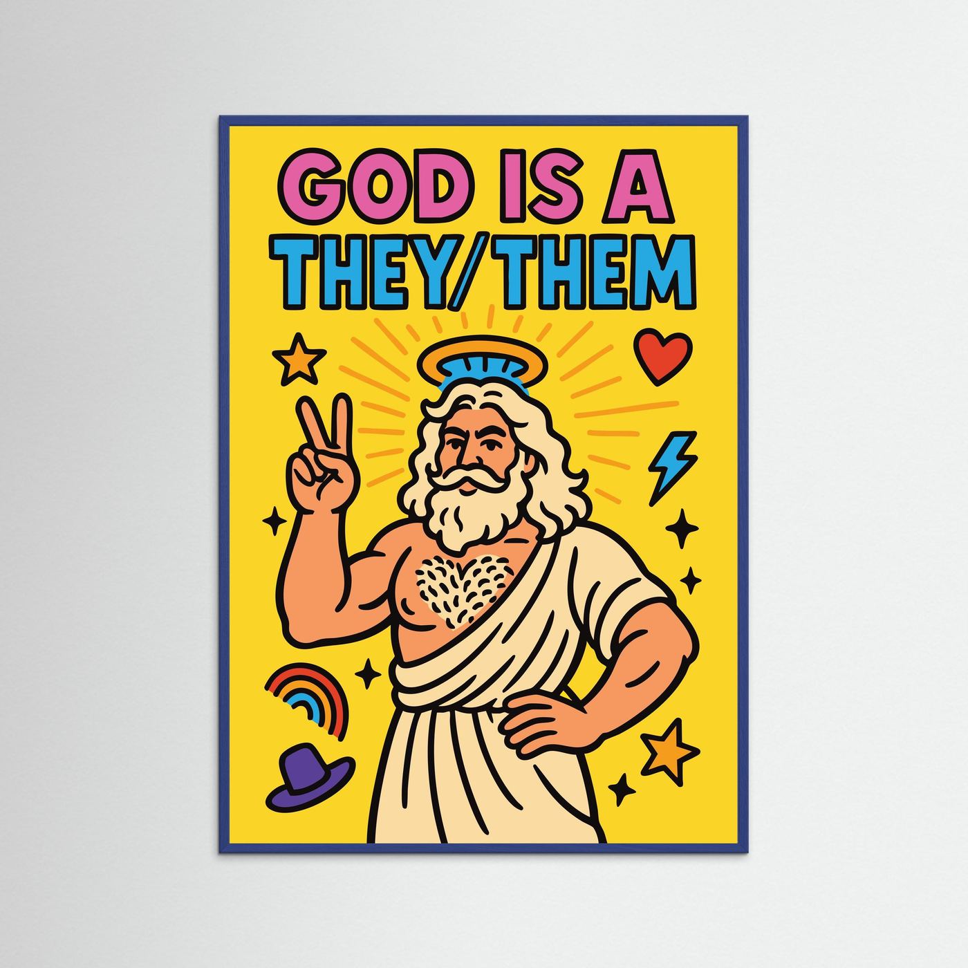God is a They/Them | Fine Art Paper