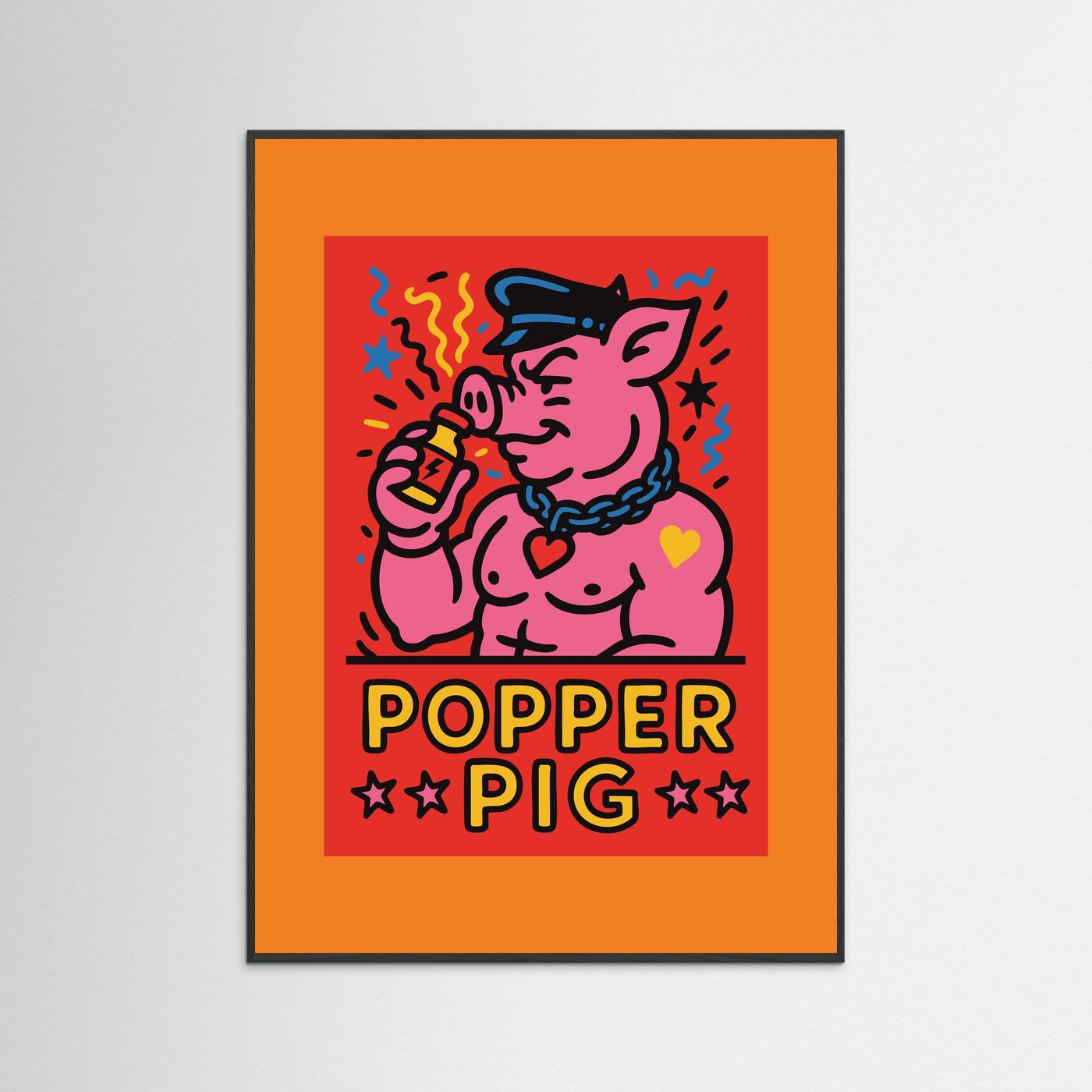 Popper Pig | Fine Art Paper