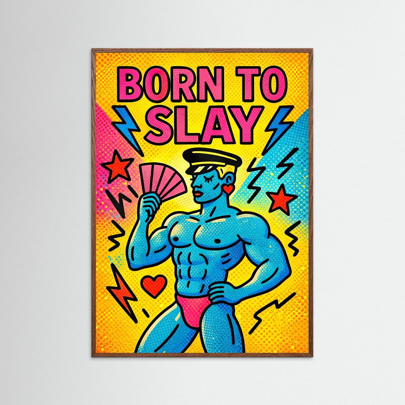 Born to Slay (Halftone Ver.) | Fine Art Paper
