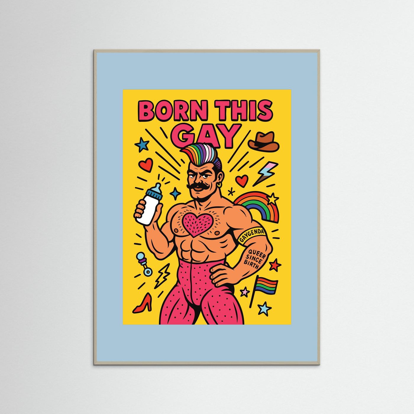 Born This Gay | Fine Art Paper