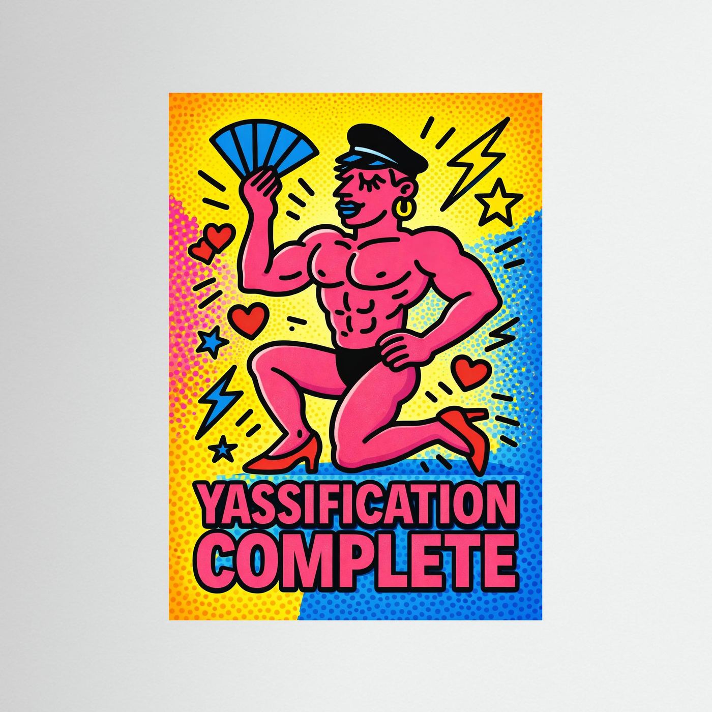 Yassification Complete (Halftone Ver.) | Fine Art Paper