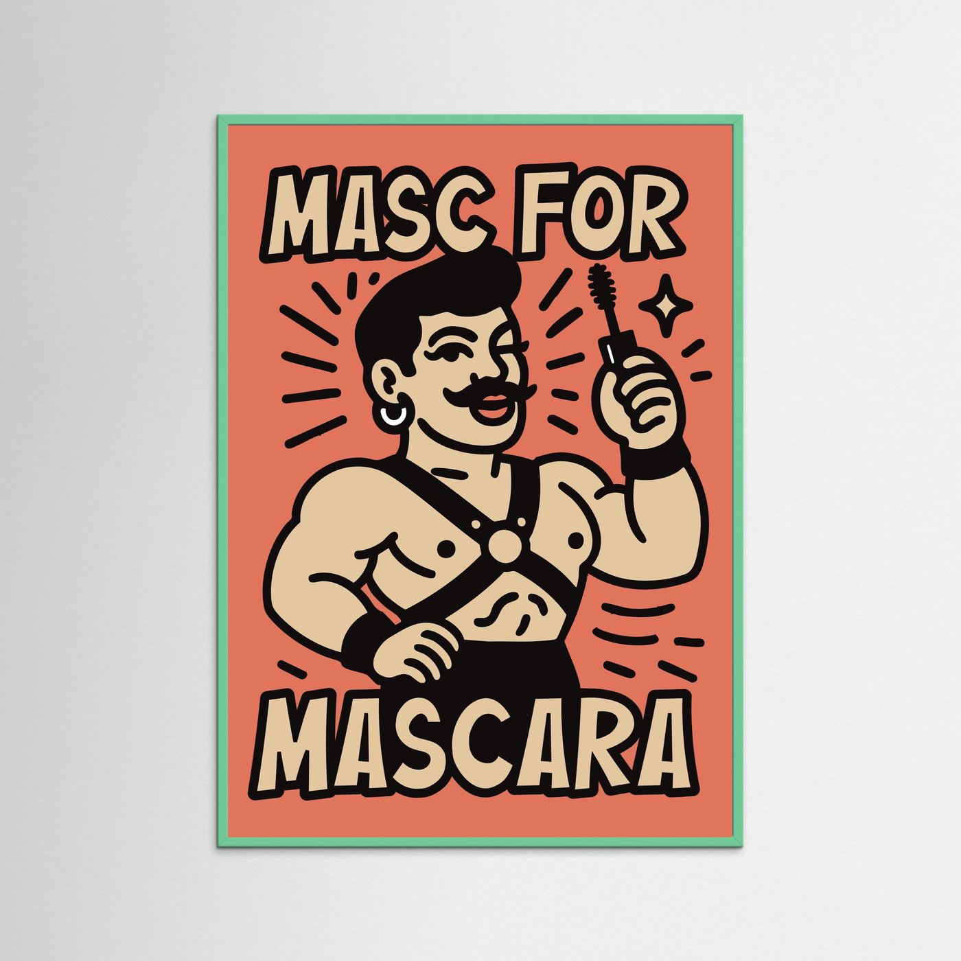 Masc for Mascara | Fine Art Paper