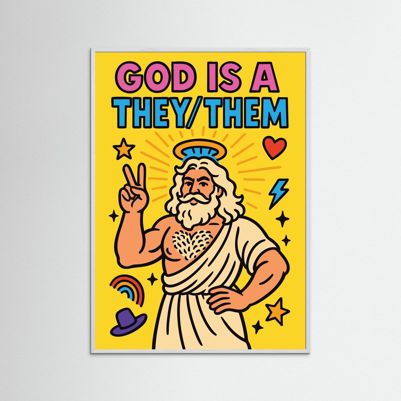 God is a They/Them | Fine Art Paper