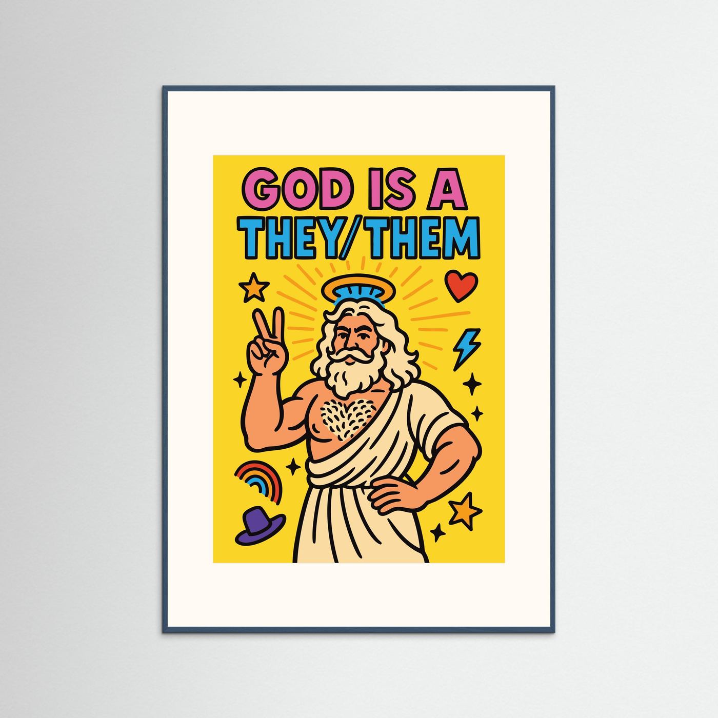 God is a They/Them | Fine Art Paper