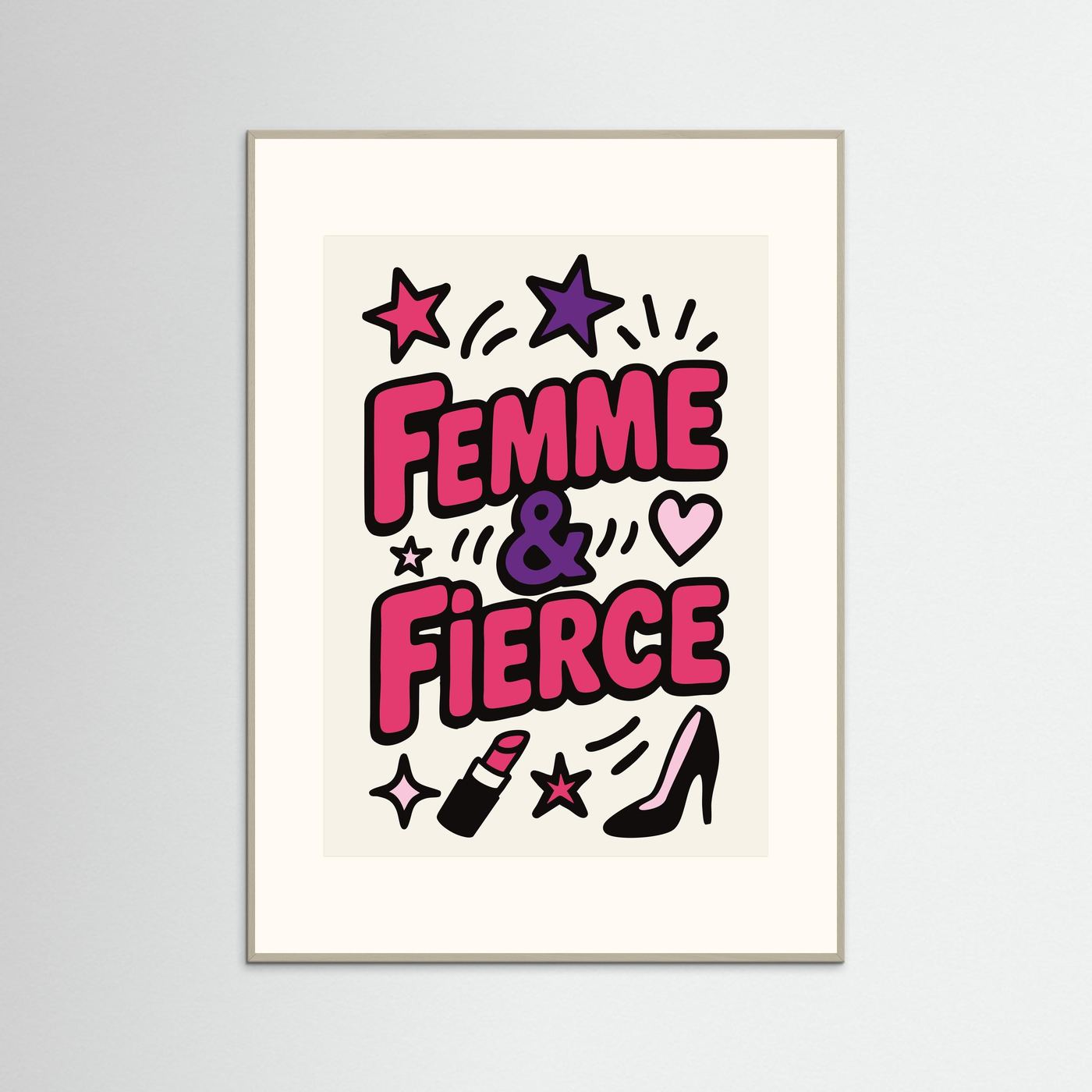 Femme & Fierce | Fine Art Paper