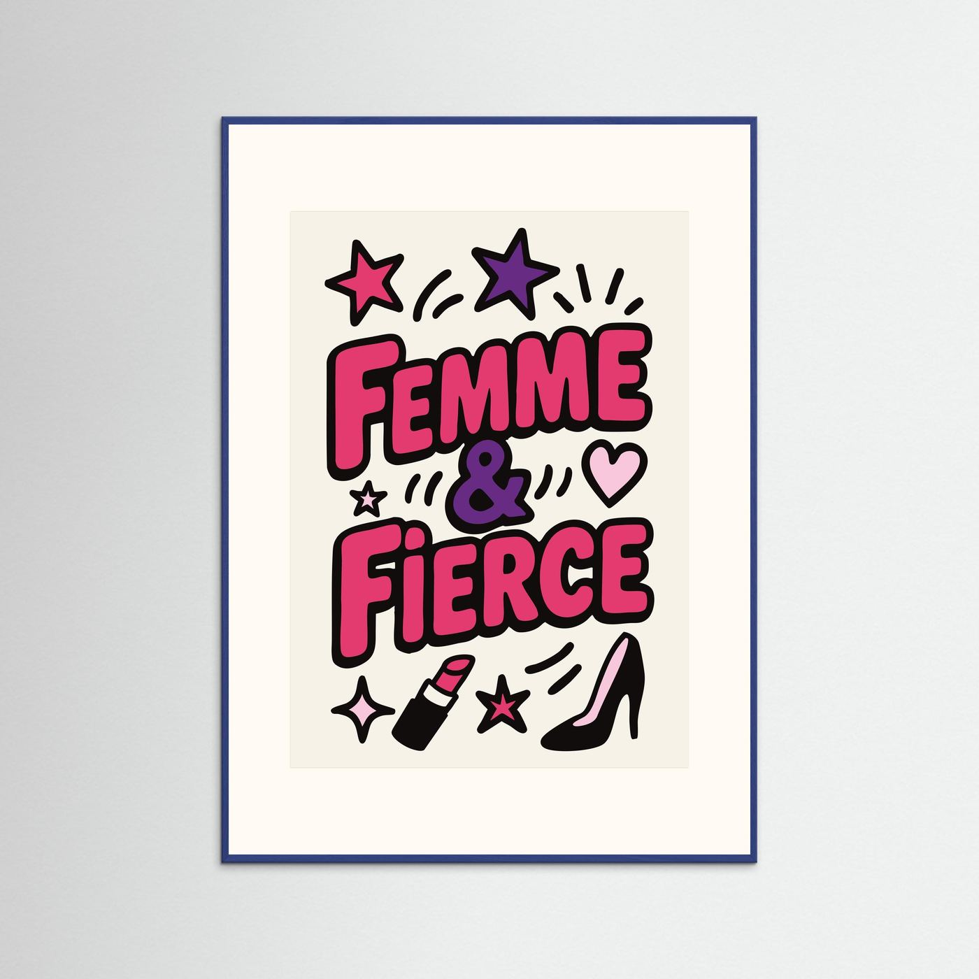 Femme & Fierce | Fine Art Paper
