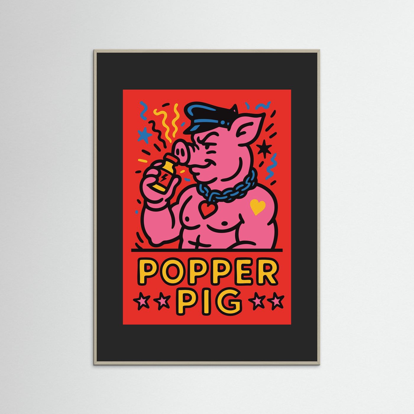 Popper Pig | Fine Art Paper