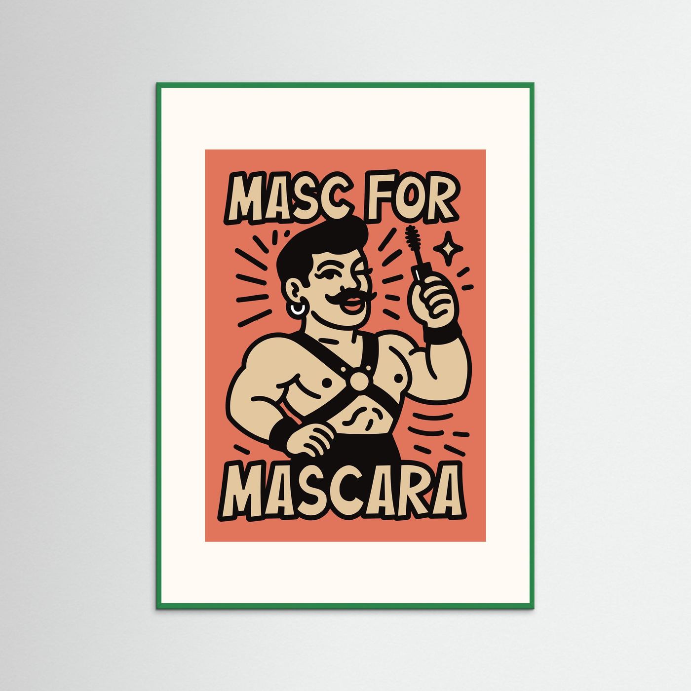 Masc for Mascara | Fine Art Paper