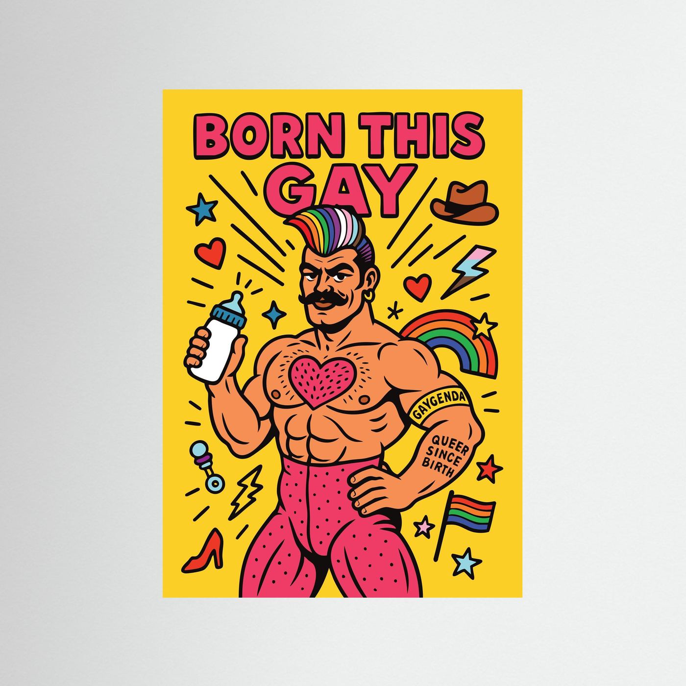 Born This Gay | Fine Art Paper