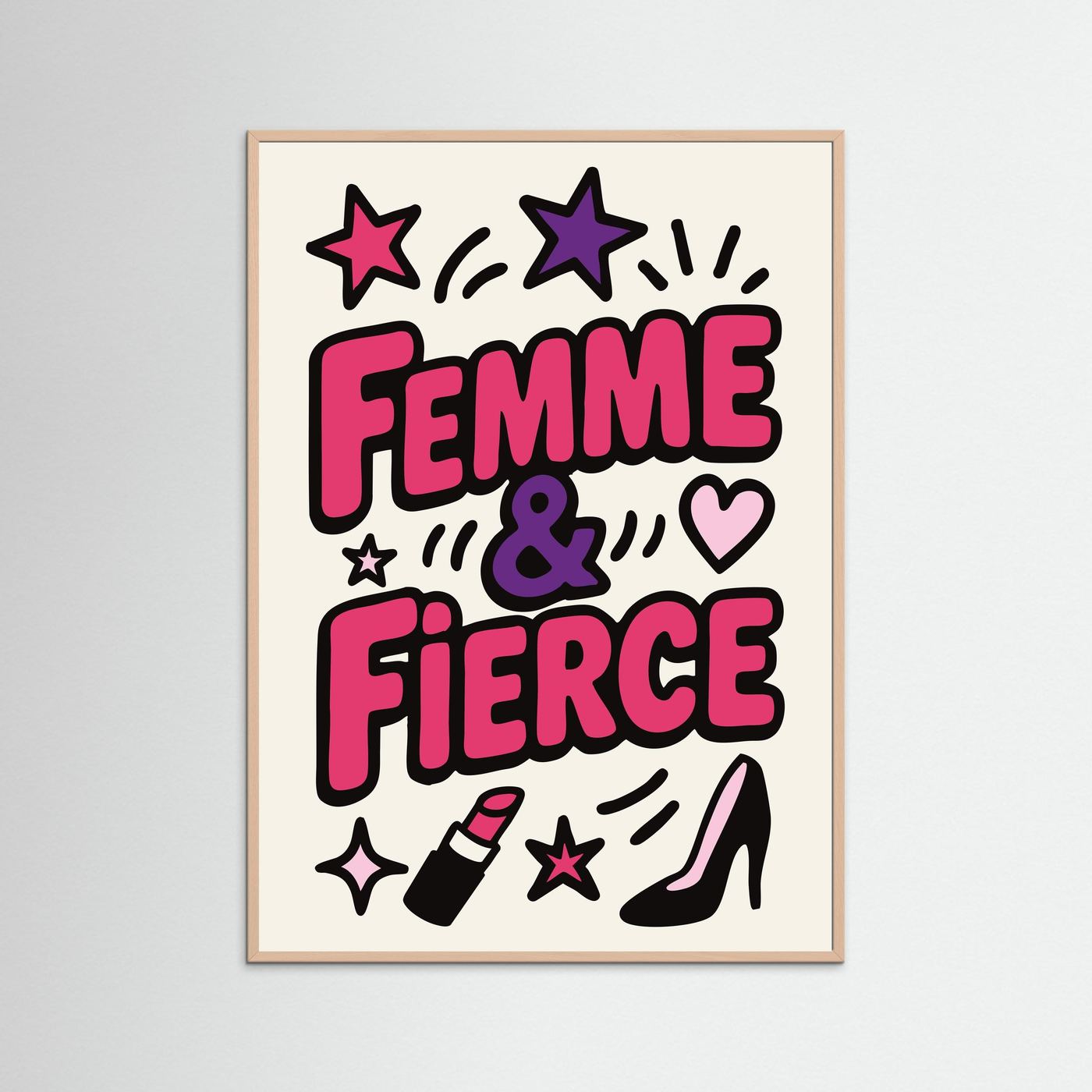 Femme & Fierce | Fine Art Paper