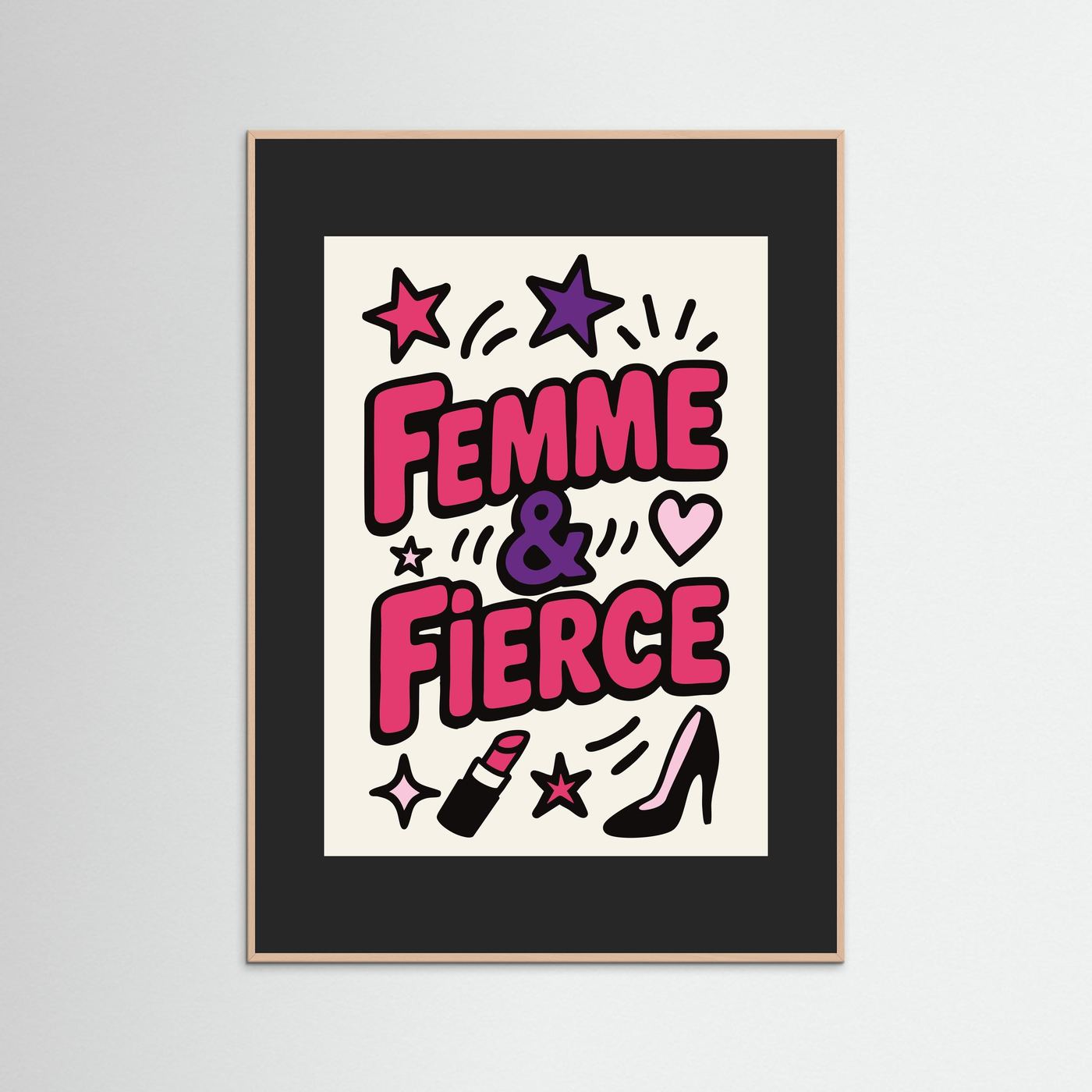Femme & Fierce | Fine Art Paper