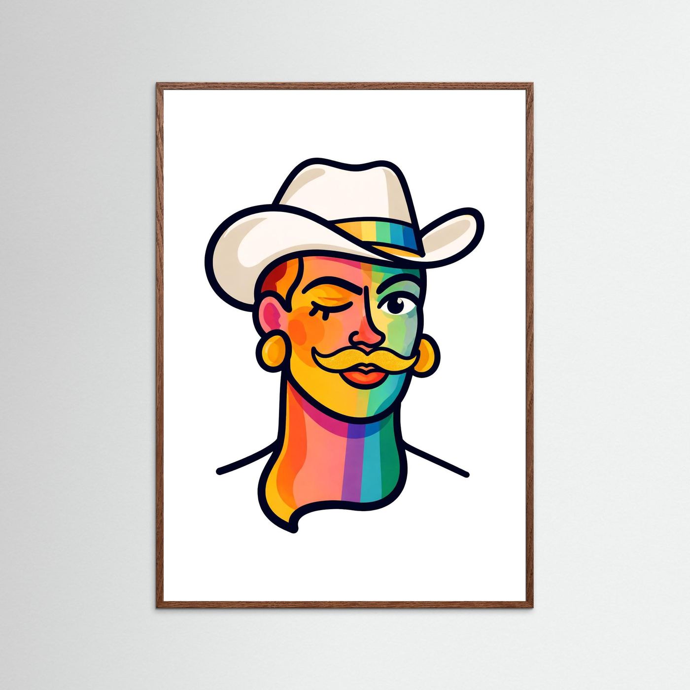 Proud Portraits: Cowboy | Fine Art Paper