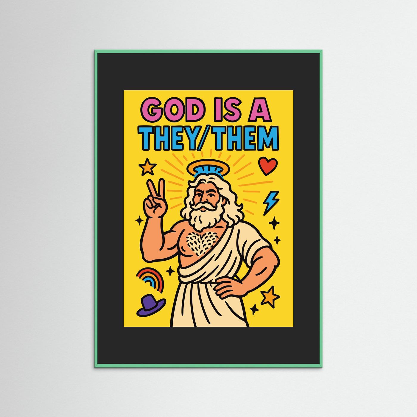 God is a They/Them | Fine Art Paper