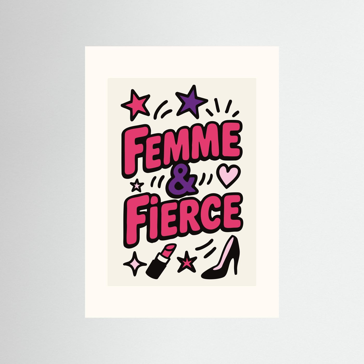 Femme & Fierce | Fine Art Paper