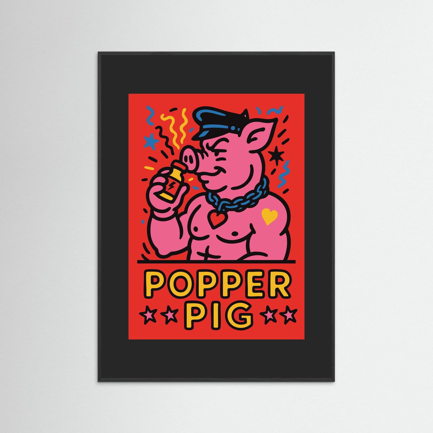 Popper Pig | Fine Art Paper