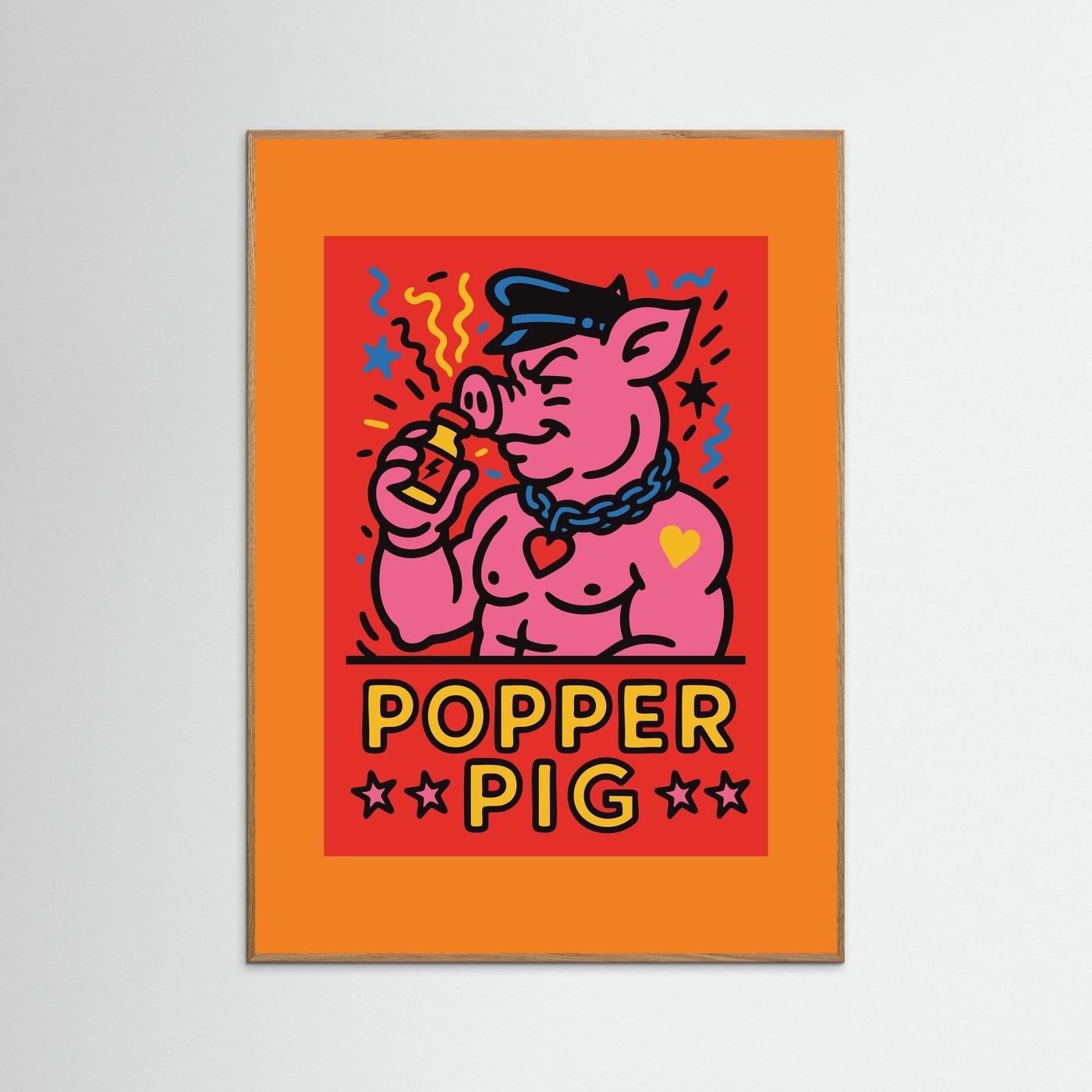 Popper Pig | Fine Art Paper