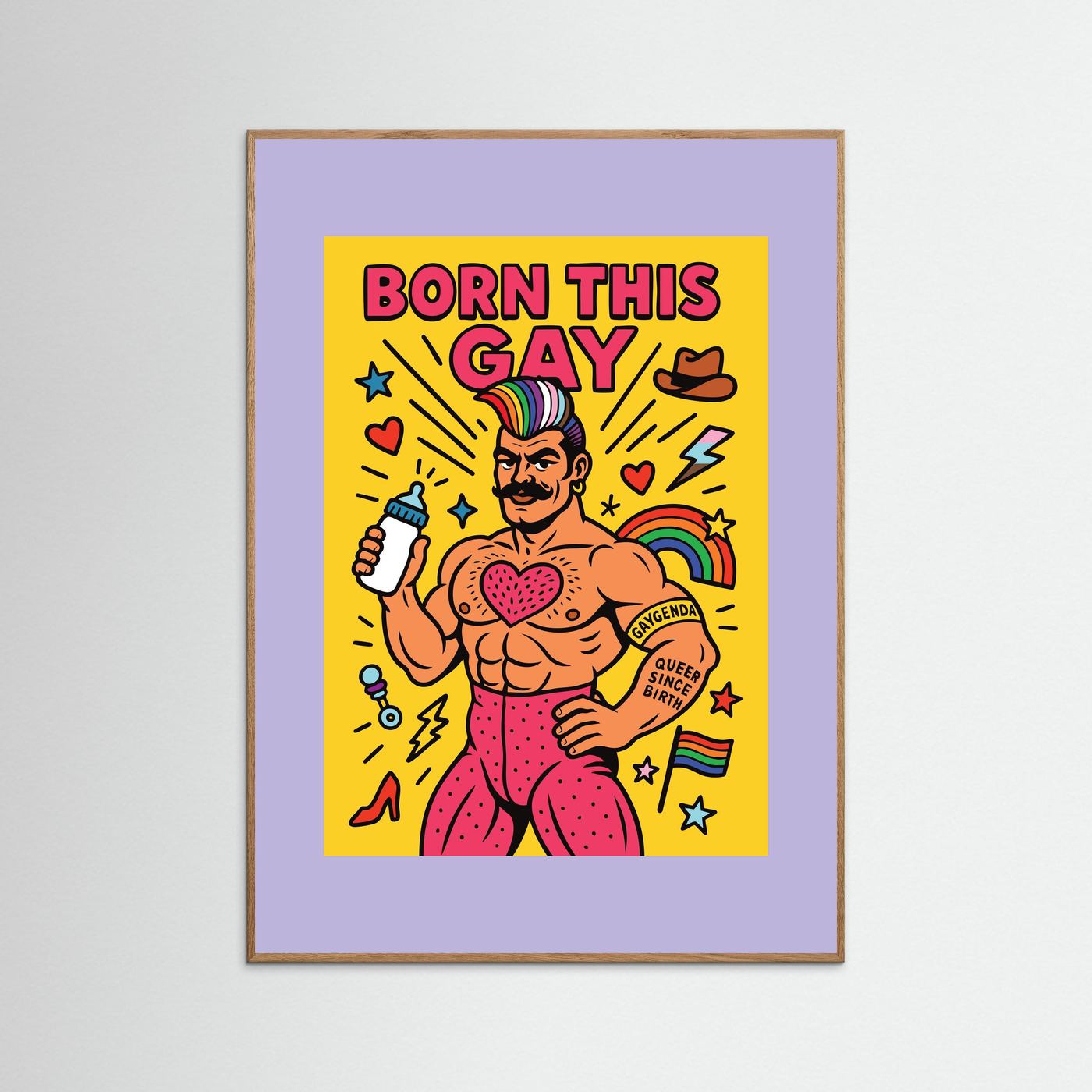 Born This Gay | Fine Art Paper