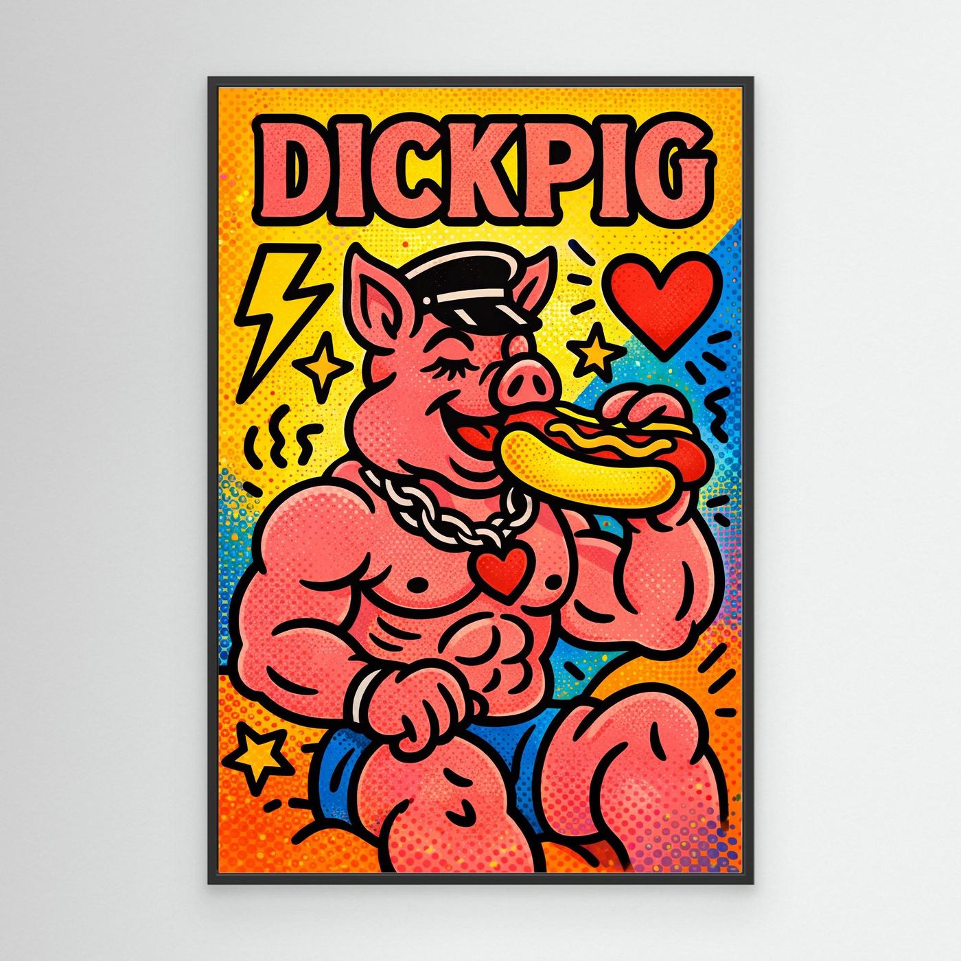 Dickpig (Halftone Ver.) | Canvas