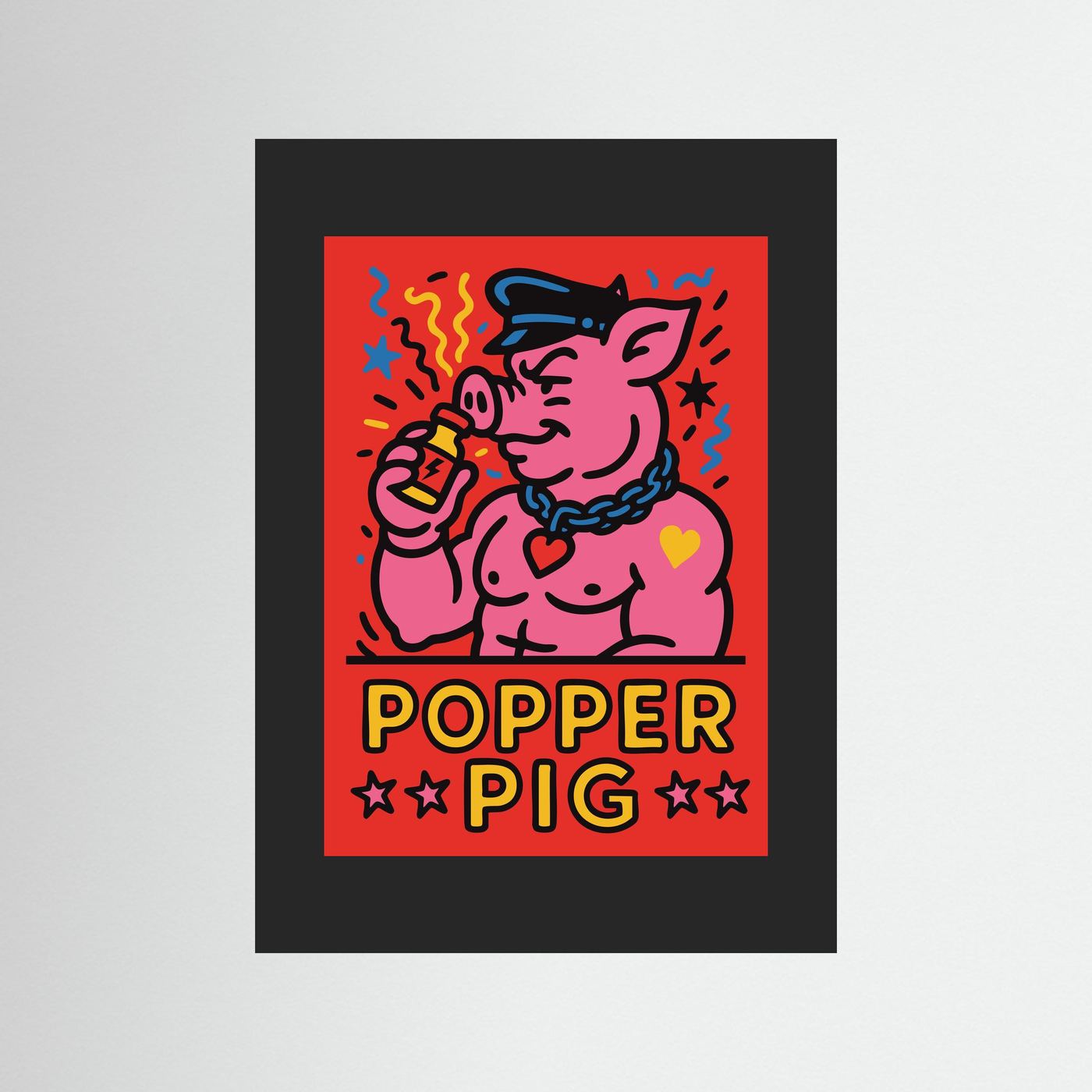 Popper Pig | Fine Art Paper