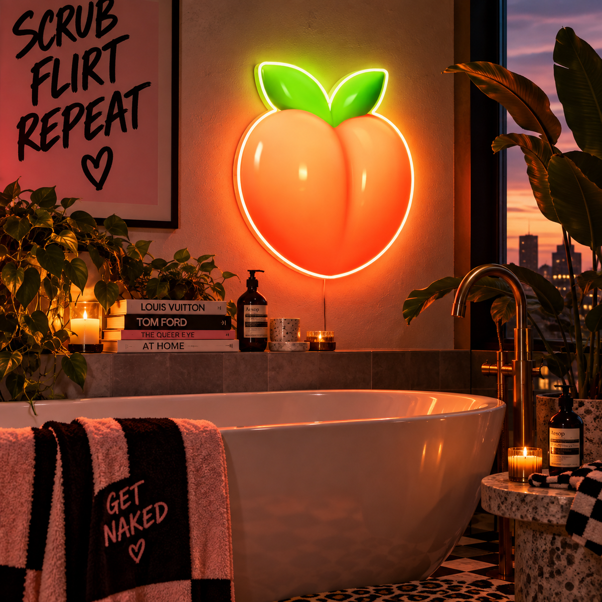 Peachy | Neon Sign
