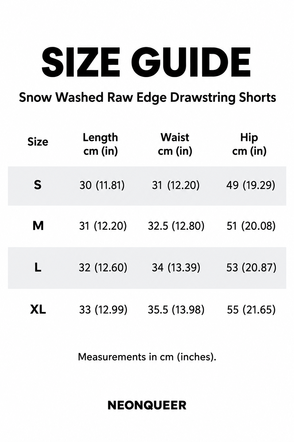 F*GGOT | Snow Washed Raw Edge Drawstring Shorts