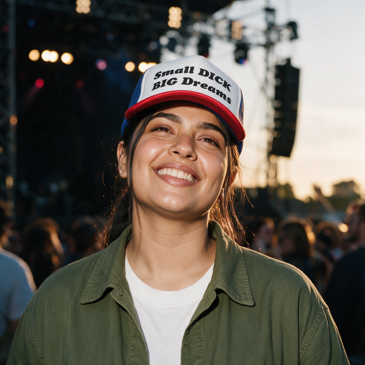 Small Dick BIG Dreams | Foam Trucker Cap