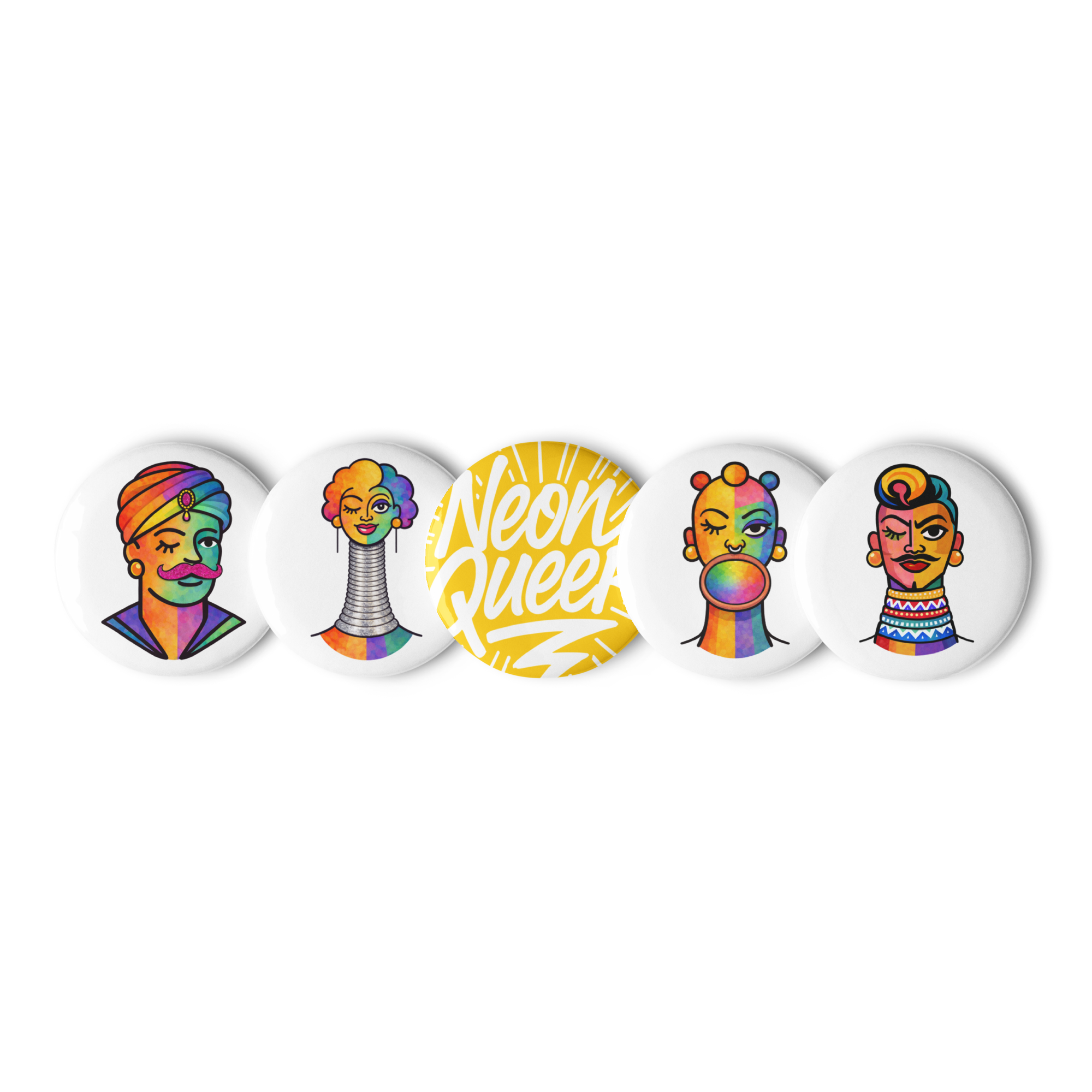 Proud Portraits 1 | Button Pins Set