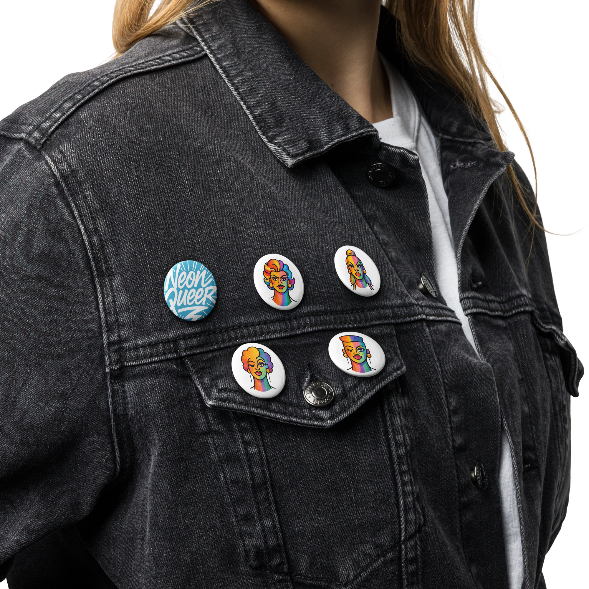 Proud Portraits 2 | Button Pins Set