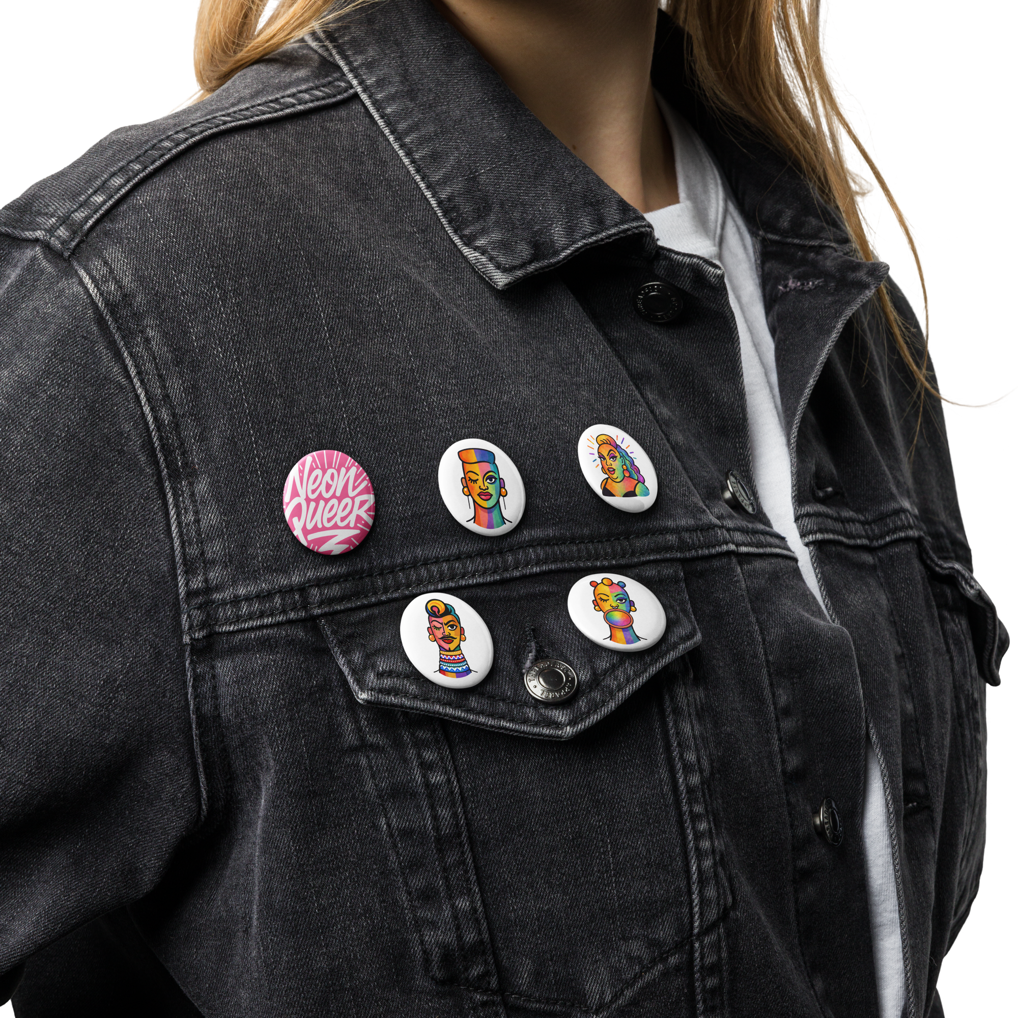Proud Portraits 3 | Button Pins Set