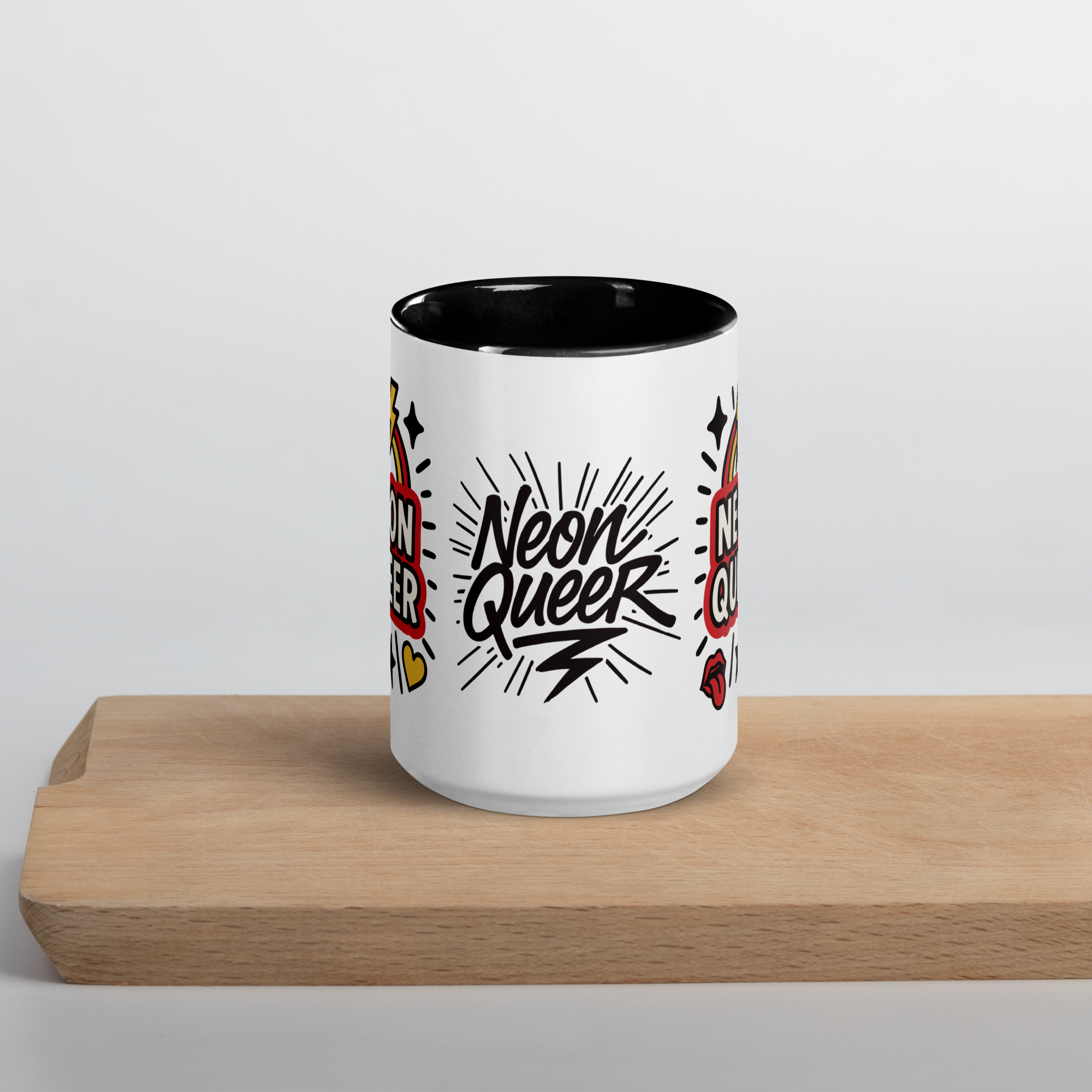 NeonQueer Love in LED | Ceramic Mug