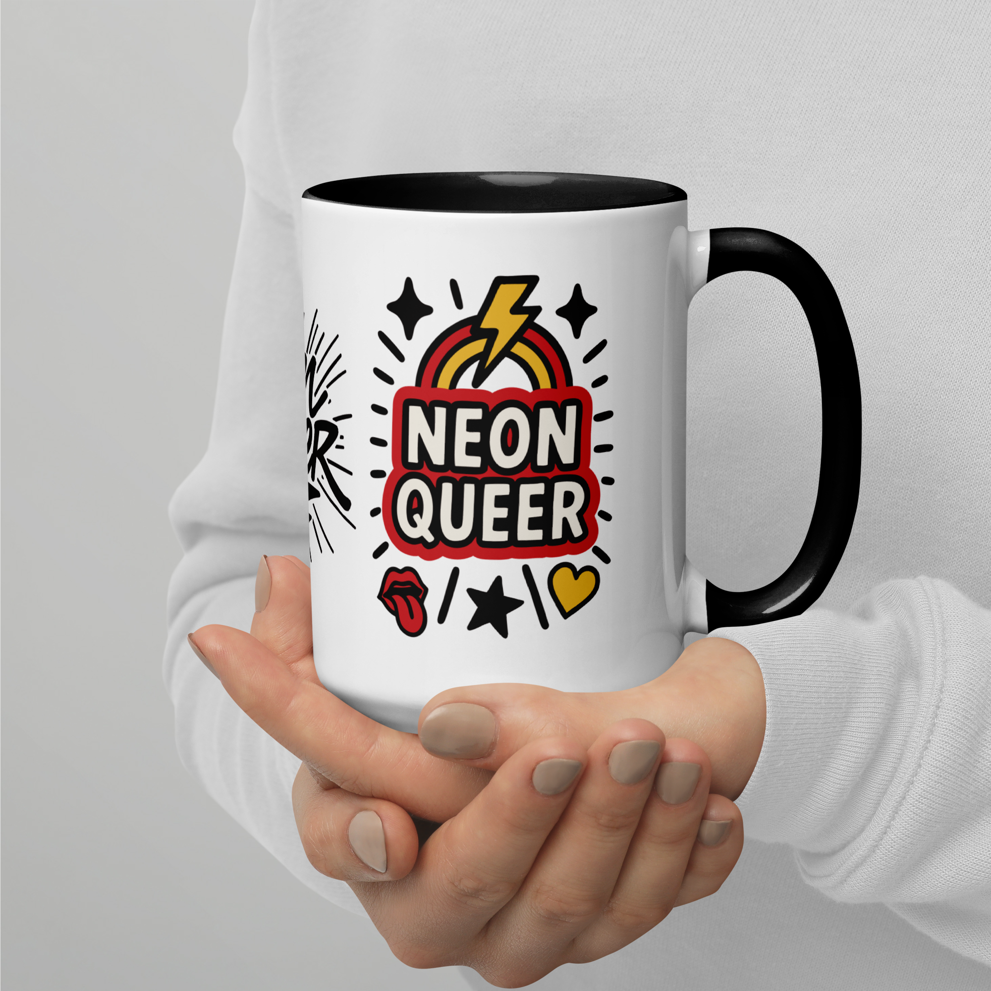 NeonQueer Love in LED | Ceramic Mug