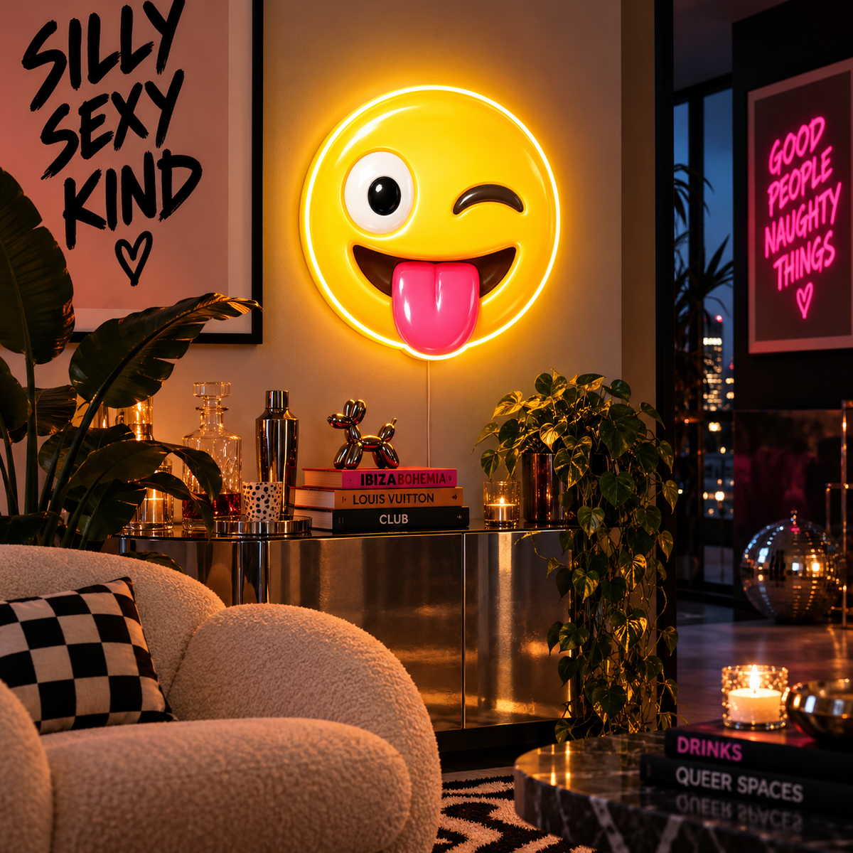 Cheeky Winker | Neon Sign